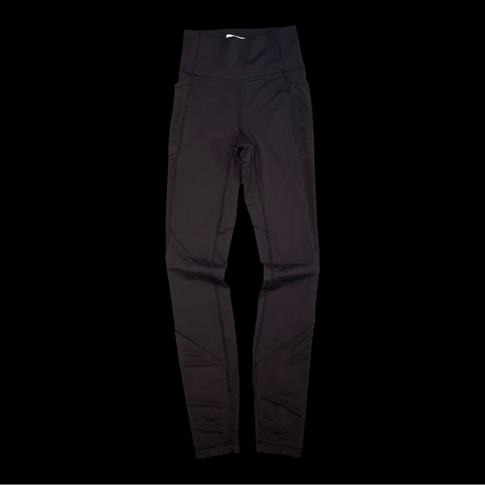 Lululemon Women’s Black Mesh Leggings Sz NST